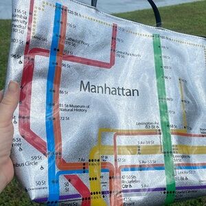 Super sparkly New York purse